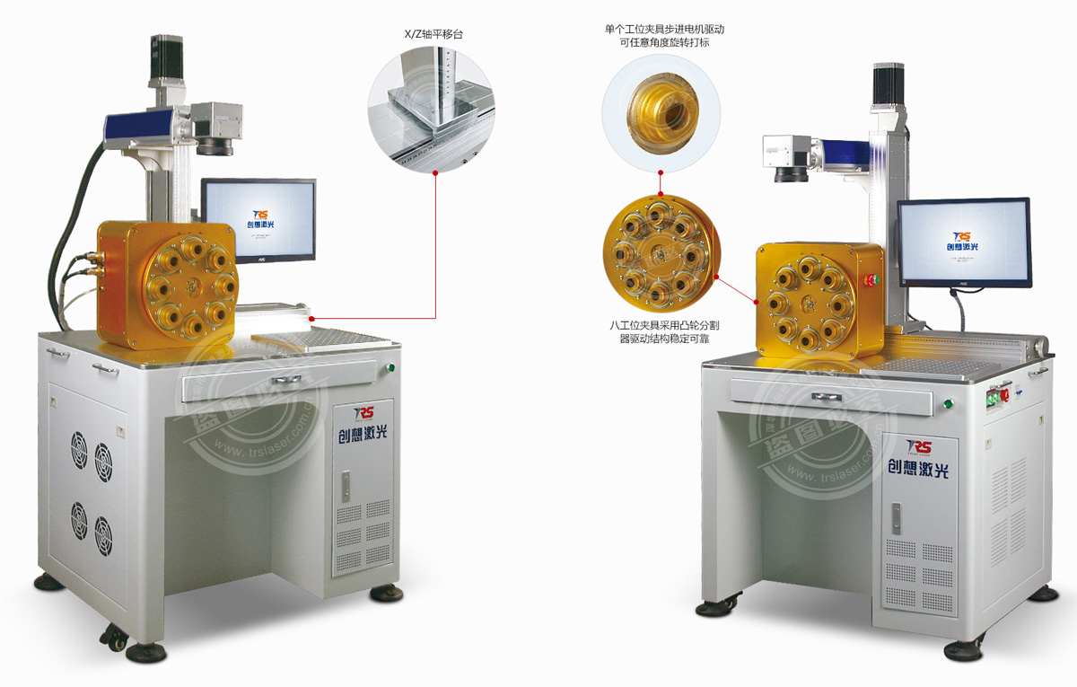 LED八工位激光打標機